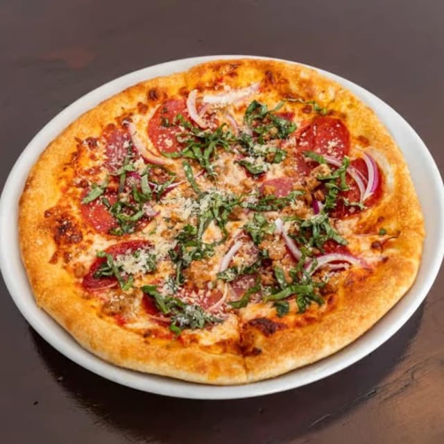 The Mustache Pizza.