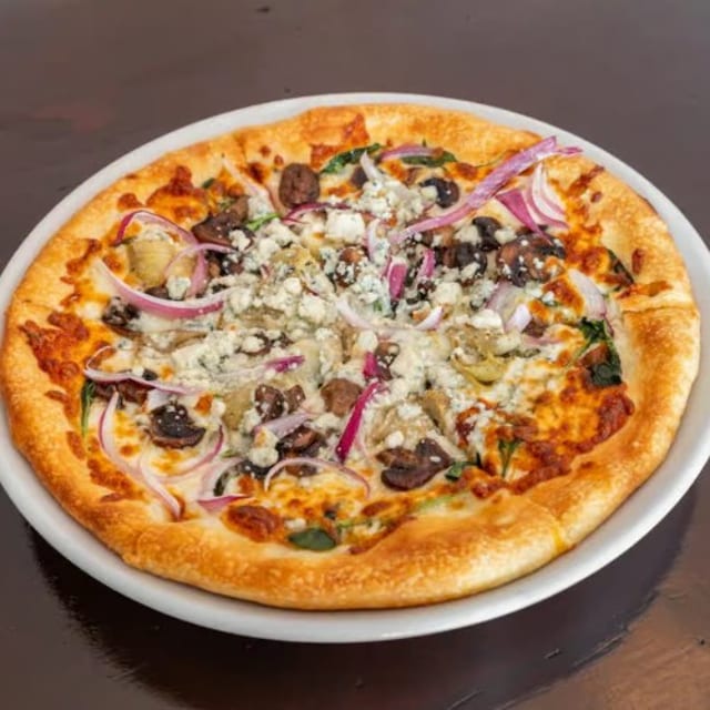 The Blue Pizza.