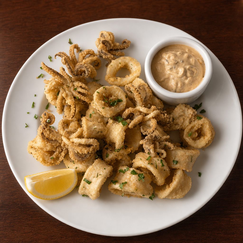 Feisty Calamari Party Tray.