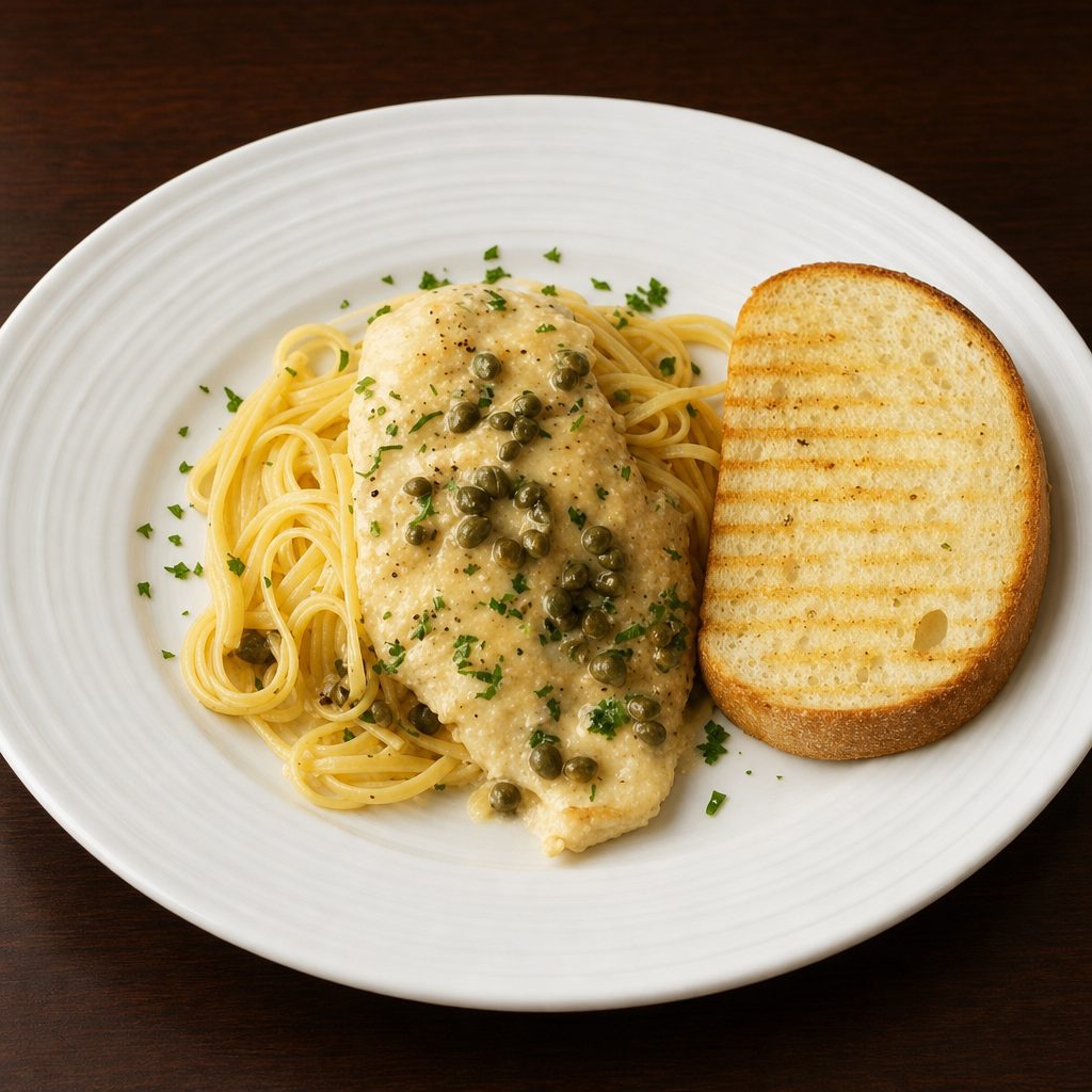 Chicken Piccata Pasta.