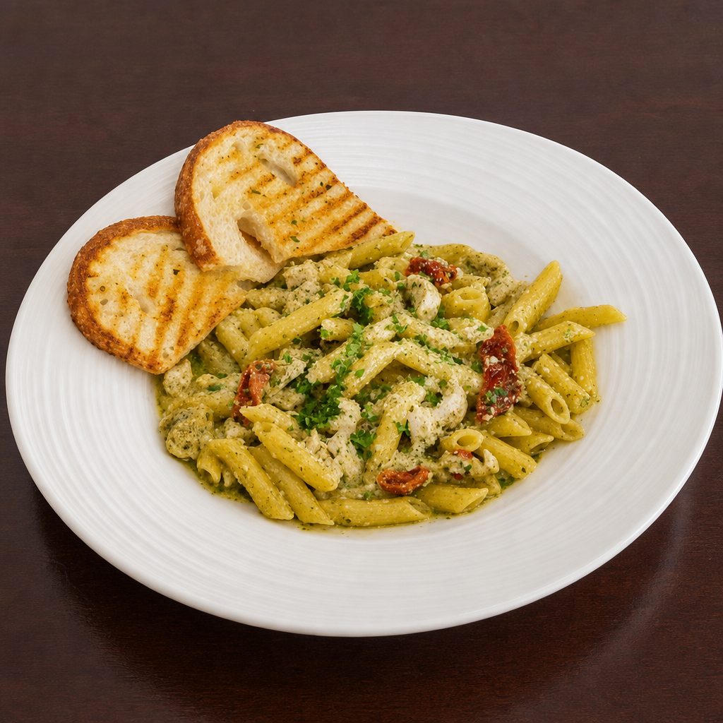 Pesto Chicken Pasta Party Tray.