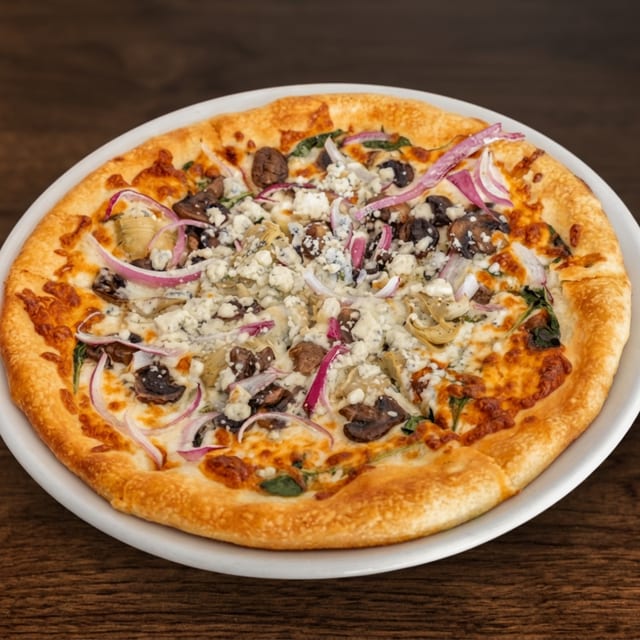 The Blue Pizza.